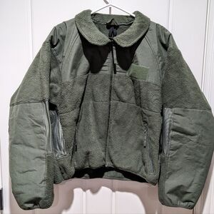 Large Regular - US Military Sage Green CWU-100/P Flyer's Jacket Liner Fleece SG
